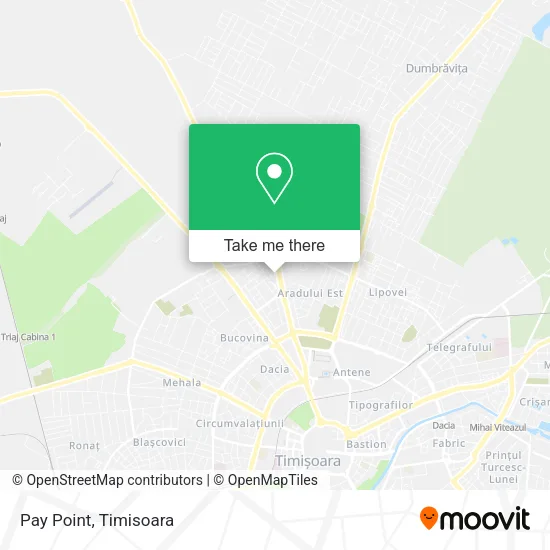 Pay Point map