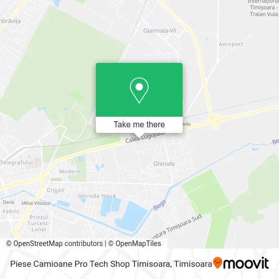 Piese Camioane Pro Tech Shop Timisoara map