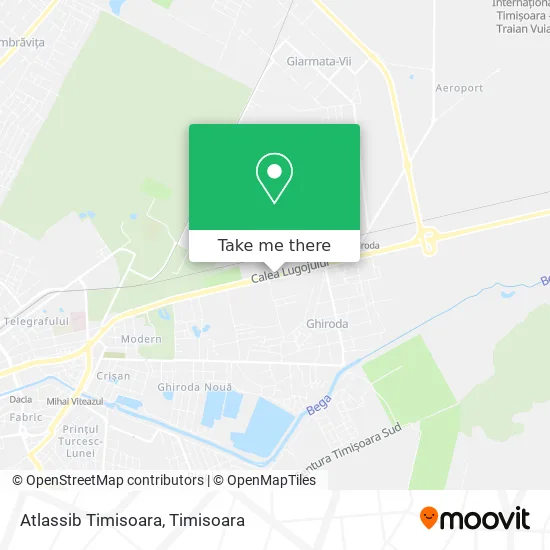 Atlassib Timisoara map