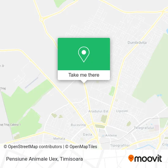 Pensiune Animale Uex map
