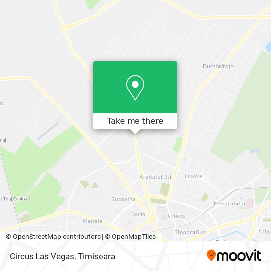 Circus Las Vegas map