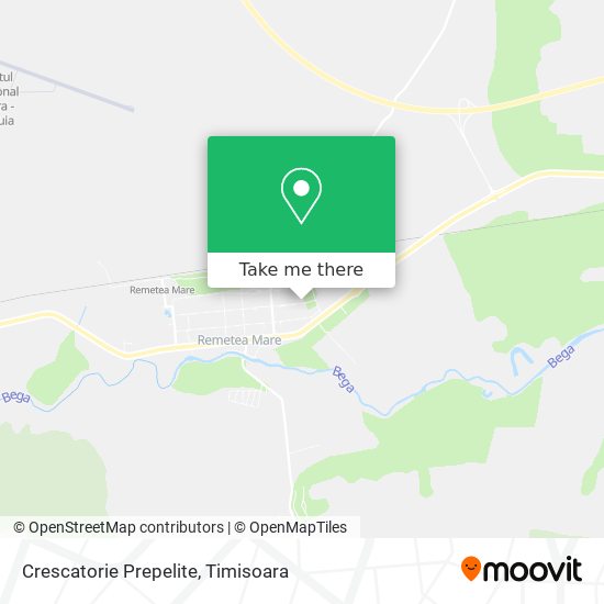 Crescatorie Prepelite map