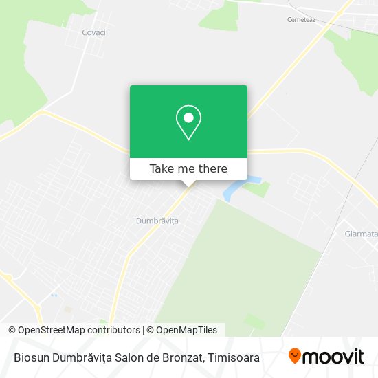 Biosun Dumbrăvița Salon de Bronzat map