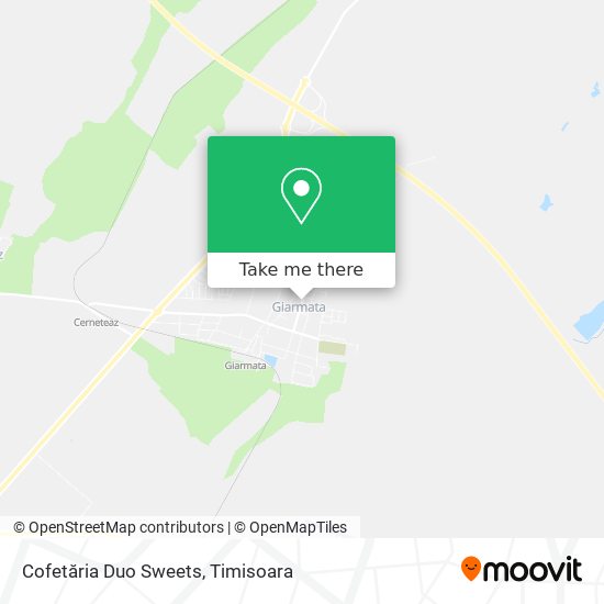 Cofetăria Duo Sweets map