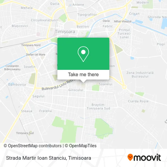 Strada Martir Ioan Stanciu map