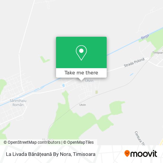 La Livada Bănățeană By Nora map