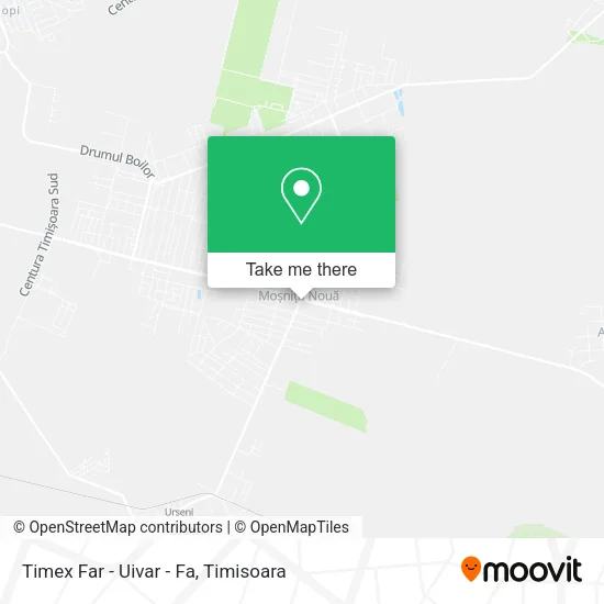 Timex Far - Uivar - Fa map