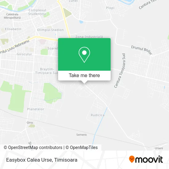 Easybox Calea Urse map