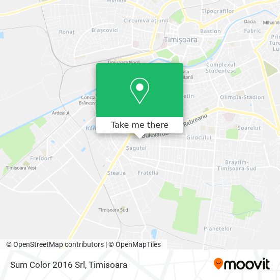 Sum Color 2016 Srl map
