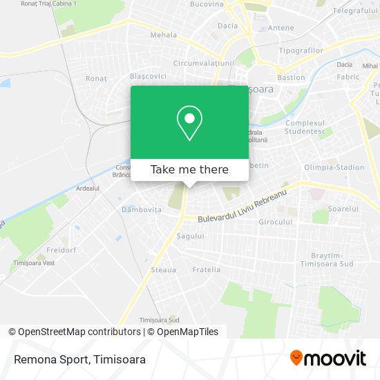 Remona Sport map