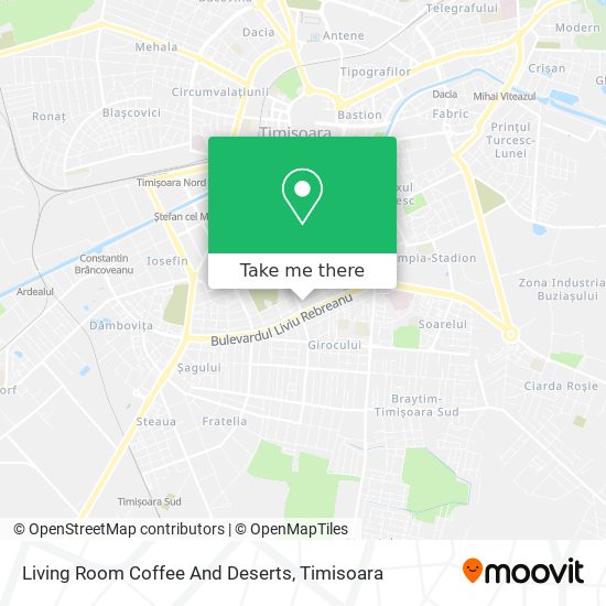 Living Room Coffee And Deserts map