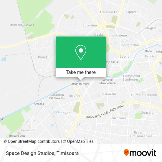 Space Design Studios map