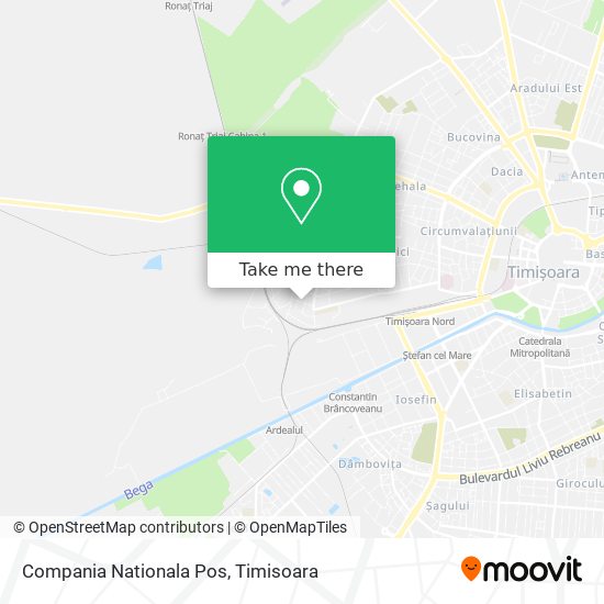 Compania Nationala Pos map