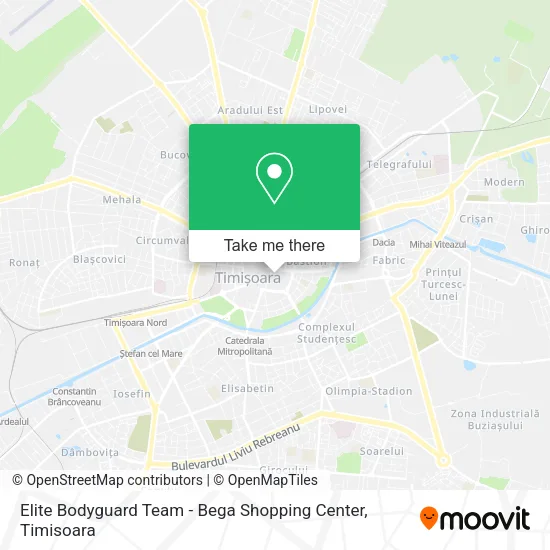 Elite Bodyguard Team - Bega Shopping Center map