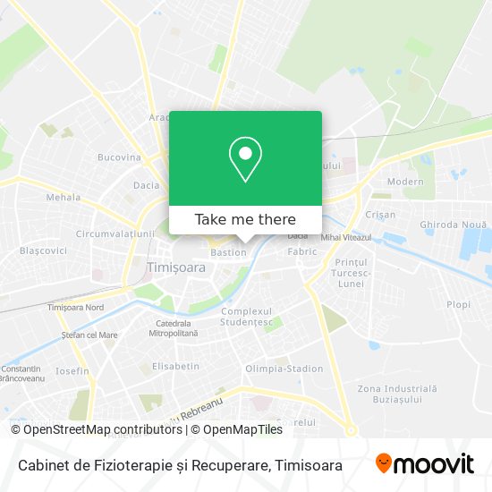 Cabinet de Fizioterapie și Recuperare map