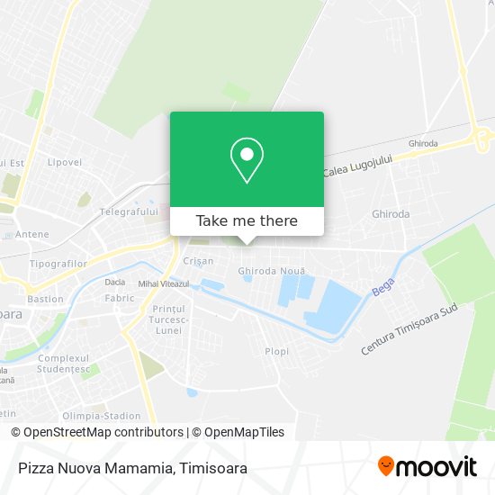 Pizza Nuova Mamamia map