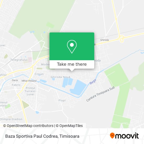 Baza Sportiva Paul Codrea map