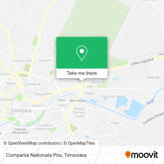 Compania Nationala Pos map