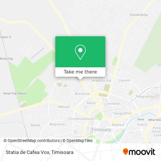 Statia de Cafea Vox map