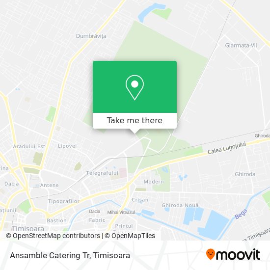 Ansamble Catering Tr map