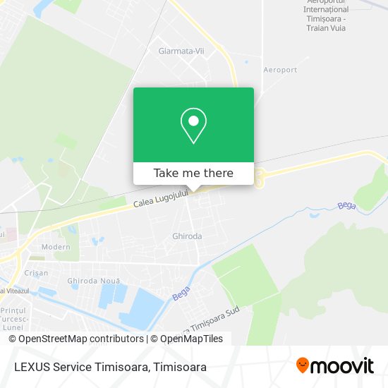 LEXUS Service Timisoara map
