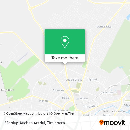 Mobiup Auchan Aradul map