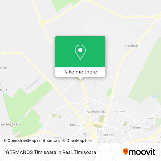 GERMANOS Timișoara în Real map