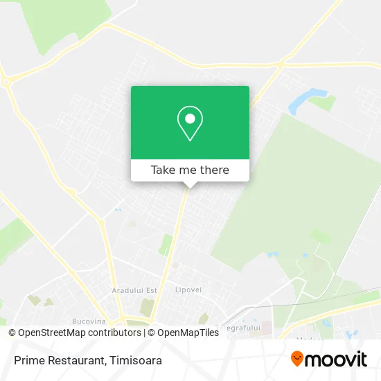 Prime Restaurant map