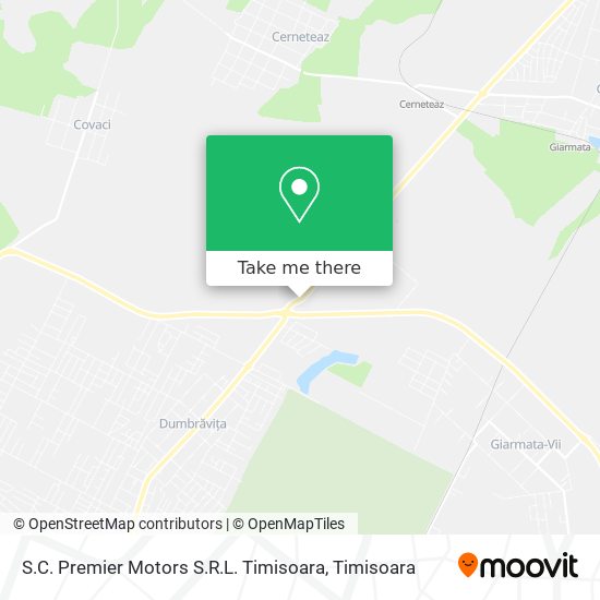 S.C. Premier Motors S.R.L. Timisoara map