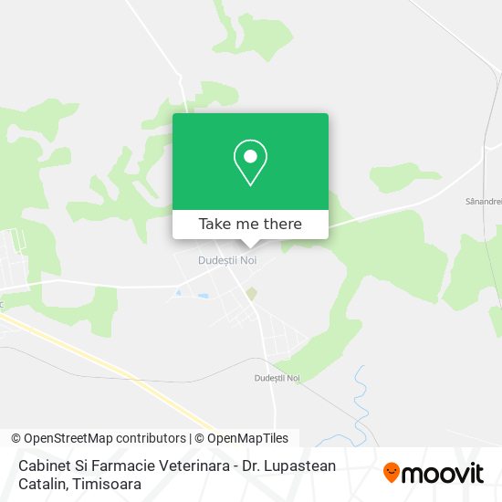 Cabinet Si Farmacie Veterinara - Dr. Lupastean Catalin map