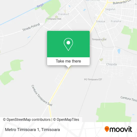 Metro Timisoara 1 map