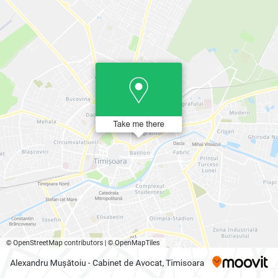 Alexandru Mușătoiu - Cabinet de Avocat map