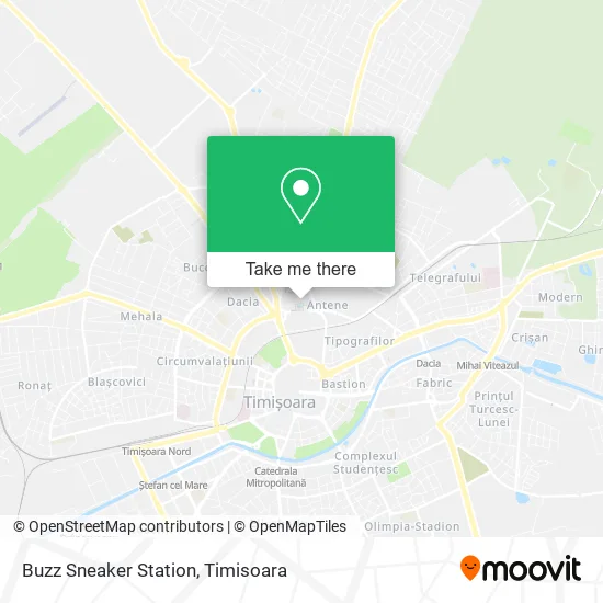 Buzz Sneaker Station map