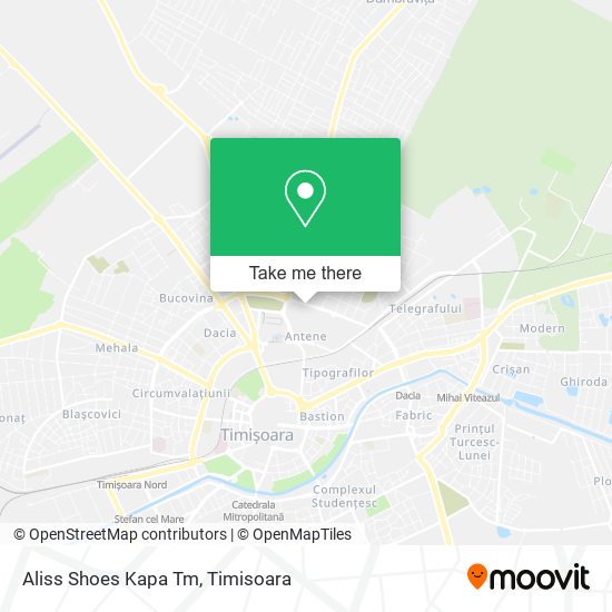 Aliss Shoes Kapa Tm map