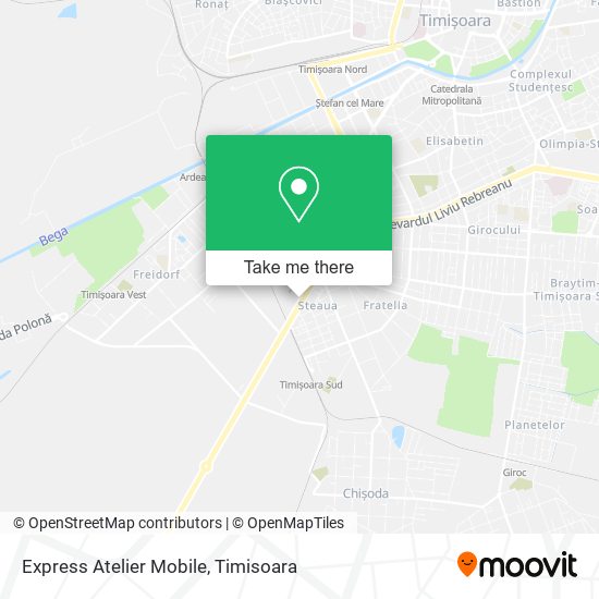 Express Atelier Mobile map