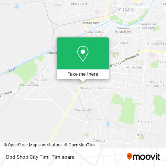 Dpd Shop City Timi map