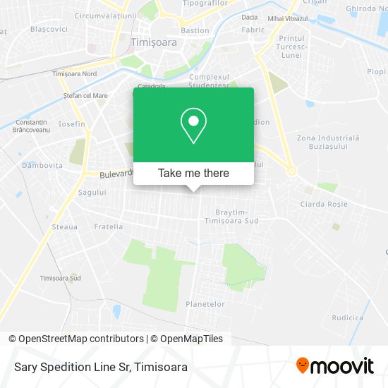 Sary Spedition Line Sr map