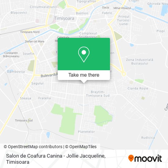 Salon de Coafura Canina - Jollie Jacqueline map