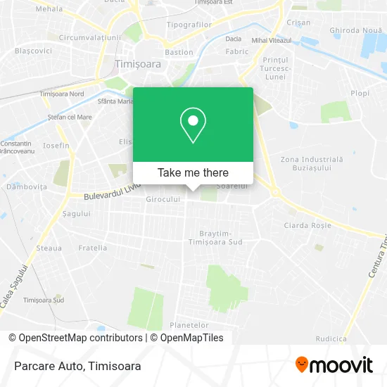 Parcare Auto map