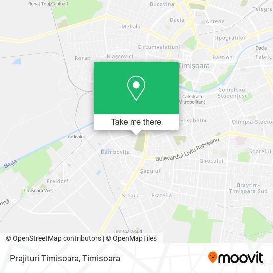 Prajituri Timisoara map