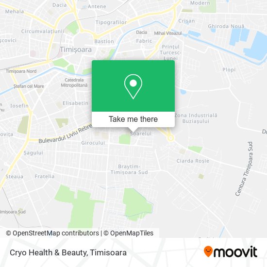 Cryo Health & Beauty map