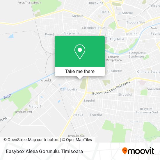 Easybox Aleea Gorunulu map