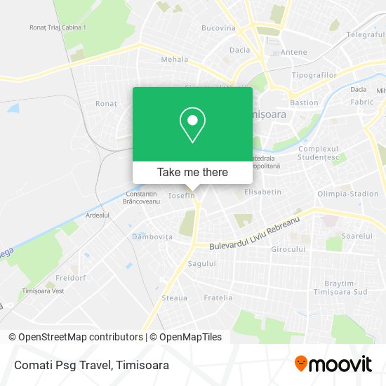 Comati Psg Travel map
