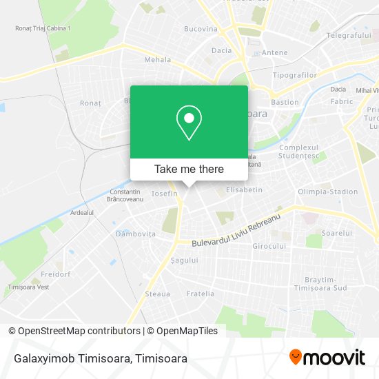 Galaxyimob Timisoara map