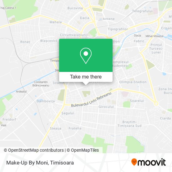Make-Up By Moni map
