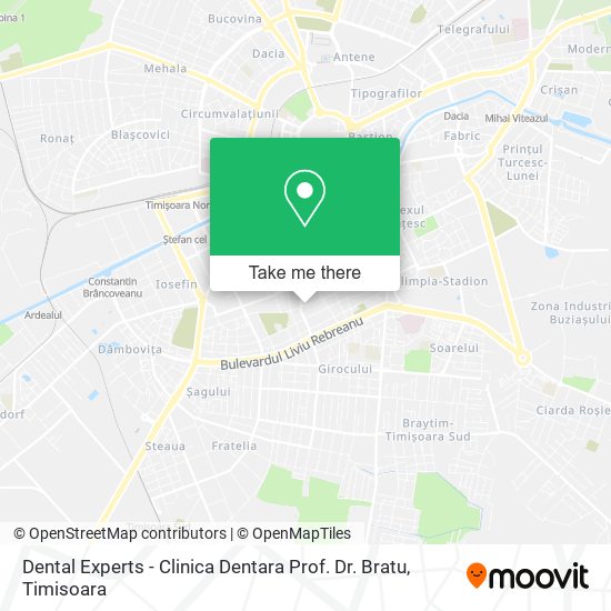 Dental Experts - Clinica Dentara Prof. Dr. Bratu map