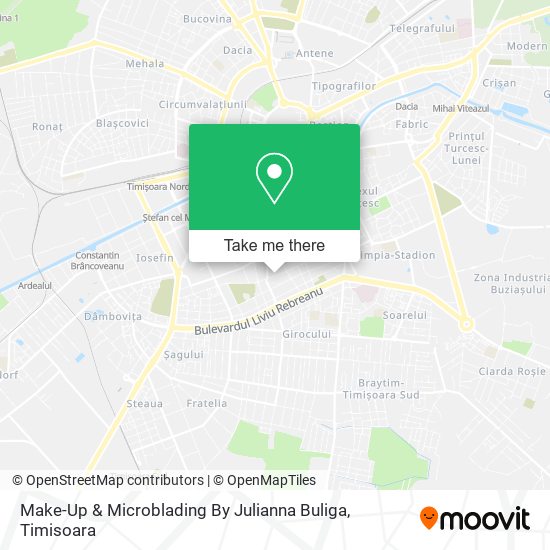 Make-Up & Microblading By Julianna Buliga map
