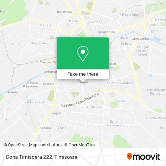 Dona Timisoara 222 map