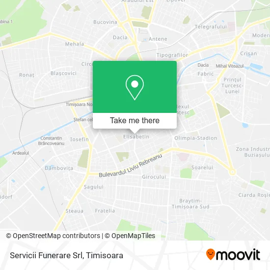 Servicii Funerare Srl map