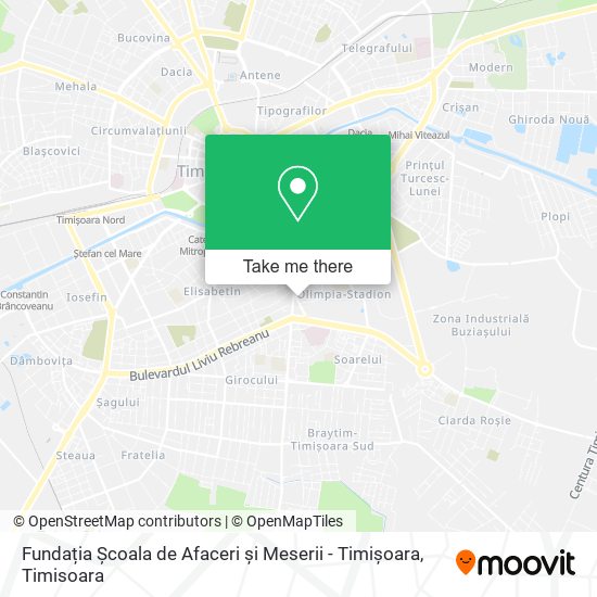 Fundația Școala de Afaceri și Meserii - Timișoara map